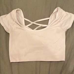 Women's White Crop Top